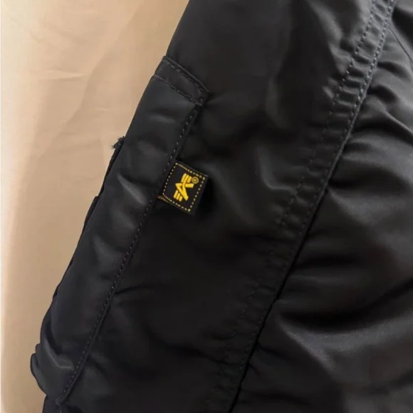 Alpha Industries MA-1 Heritage Blue Bomber Jacket (Medium - Slim Fit) - Picture 5 of 6
